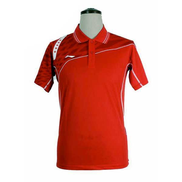 Li-ning Team 14 Short Sleeve Polo Shirt Rot XL Mann von Li-ning