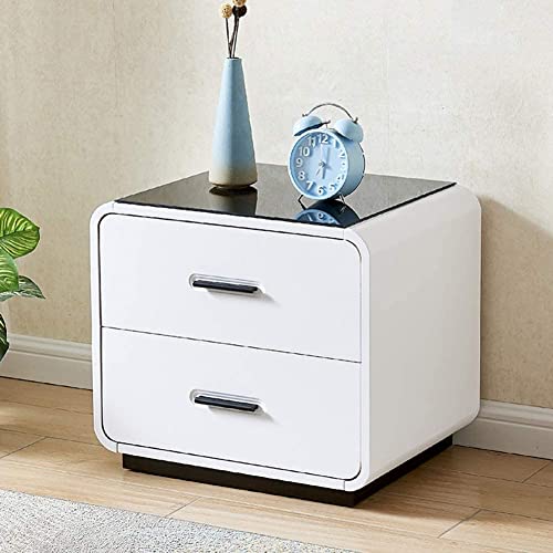 LiChA Bedside Table Simple Small nd Multifunctional Bedside Cabinet Scandinavian Bedroom Drawers Side Table End Table with Storage Shelf for Bedroom Living Room Small Space Practical von LiChA