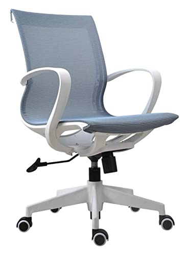 LiChA Bürostuhl, Computerstuhl, Konferenzraumstuhl, Bürostuhl, drehbarer Netztisch und Stuhl, Gaming-Stuhl, Rückenlehne, Arbeitsstuhl, Stuhl (Farbe: Blau, Größe: Einheitsgröße) von LiChA