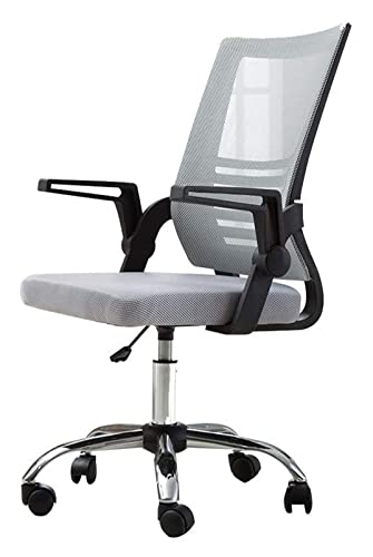 LiChA Bürostuhl, Computerstuhl, drehbare Armlehne, Hubtisch und Stuhl, Chefsessel, ergonomischer Netzstuhl, Bürostuhl, Spielstuhl, Stuhl (Farbe: Grau) von LiChA