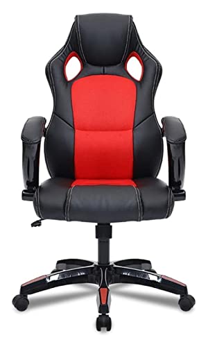 LiChA Bürostuhl, E-Sport-Stuhl, Spiel-Bürostuhl, Rennstuhl, ergonomischer Büro-Computertisch, Rennstuhl, Drehstuhl, Stuhl (Farbe: Bildfarbe, Größe: 70 x 70 x 117 cm) von LiChA
