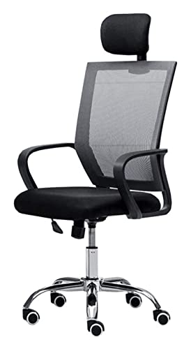 LiChA Bürostuhl, Freizeitstühle, drehbarer Bürostuhl, ergonomischer Netzstuhl mit hoher Rückenlehne, verstellbare Kopfstütze, Computer-Schreibtischstuhl, langlebiger, Stabiler Stuhl erforderlich von LiChA