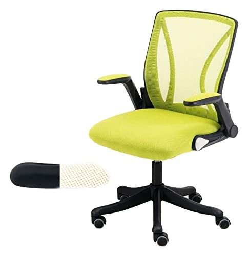 LiChA Bürostuhl, Rückenlehne, Computerstuhl, mobiler Sitz, Netzstuhl, klappbarer Spielstuhl, Boss-Stuhl, Drehstuhl, verschiebbarer Rollstuhlstuhl (Farbe: Grün) von LiChA