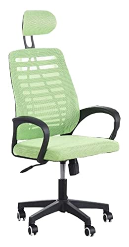 LiChA Bürostuhl, Sessel, Ergonomie, hohe Rückenlehne, Computer-Schreibtischstuhl, Netzstoff-Drehstuhl, Arbeitsstuhl, Spielstuhl, Stuhl (Farbe: Grün) von LiChA
