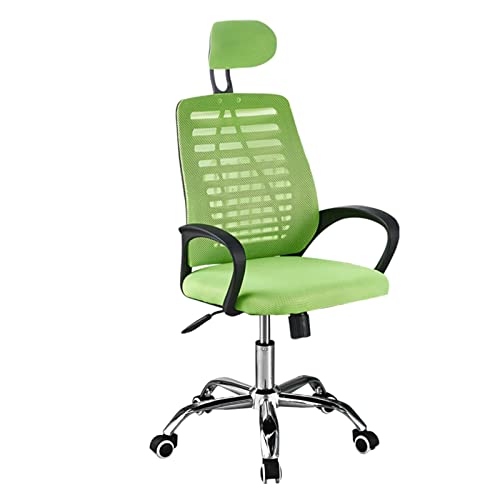 LiChA Bürostuhl, ergonomischer Büro-Computerstuhl, Büro-Schreibtischstuhl, drehbarer Mesh-Hebestuhl, Konferenz-Arbeitsstuhl, Gaming-Stuhl, Stuhl (Farbe: Grün, Größe: freie Größe) von LiChA