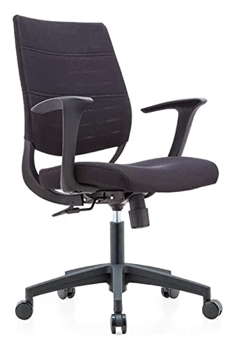 LiChA Bürostuhl, ergonomischer Tisch und Stuhl, drehbarer Netzstoff, Computer-Arbeitsstuhl, Armlehnenkissen, Sitz, Gaming-Stuhl, Stuhl (Farbe: Schwarz, Größe: freie Größe) von LiChA