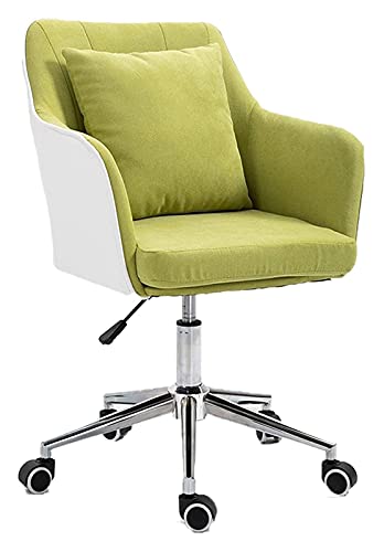 LiChA Bürostuhl, gepolsterter Sitz, Bürostuhl, ergonomischer Computer-Arbeitsstuhl, Drehstuhl, Bürostuhl, Rückenlehne, Spielstuhl, Stuhl (Farbe: Grün) von LiChA