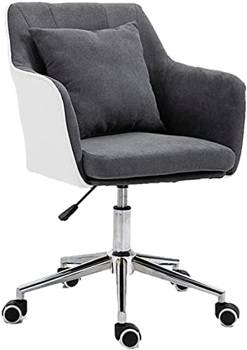 LiChA Bürostuhl, gepolsterter Sitz, ergonomischer Bürostuhl, verbessert die Körperhaltung und Nackenschmerzen, Arbeitsstuhl, E-Sport-Stuhl, Drehstuhl, Stuhl (Farbe: Dunkelgrau) von LiChA