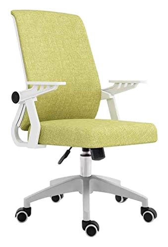 LiChA Bürostuhl, hohe Rückenlehne, Computerstuhl, Büro-Schreibtischstuhl, ergonomischer Sitz aus Baumwolle, drehbarer Bürostuhl, Spielstuhl, Arbeits-/Studienstuhl, Stuhl (Farbe: Grün) von LiChA