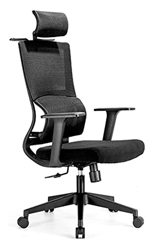 LiChA Bürostuhl Bürostuhl Ergonomische Rückenlehne Computerstuhl Bürostuhl Lernstuhl Spielstuhl Armlehnensitzstuhl (Farbe: Schwarz, Größe: Einheitsgröße) erforderlich von LiChA