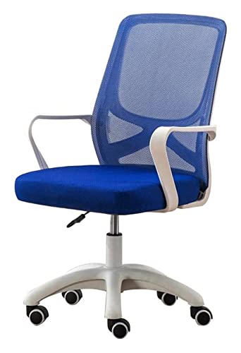 LiChA Bürostuhl Computerstuhl Drehstuhl Bürostuhl Rückenlehne Mitarbeitersitz Arbeitsstuhl Spielstuhl Netzkissensitz Stuhl (Farbe: Blau) erforderlich von LiChA