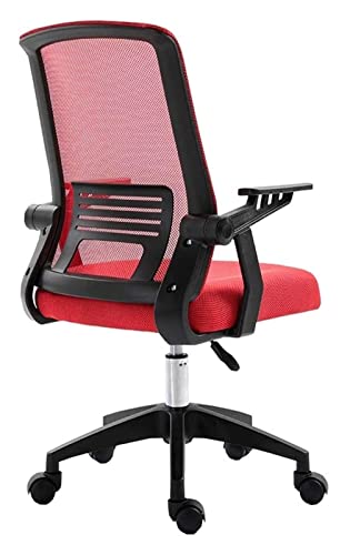 LiChA Bürostuhl Computerstuhl Ergonomie Büroschreibtischstuhl Rückenlehne Latexsitz Spielstuhl Haushaltshub-Dreharbeitsstuhl Stuhl (Farbe: Rot) erforderlich von LiChA