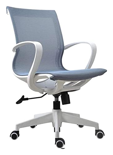 LiChA Bürostuhl Computerstuhl Ergonomischer Bürostuhllift Atmungsaktives Mesh-Sessellift Drehstuhl Taillenstütze Arbeitsstuhl Spielstuhl Stuhl (Farbe: Blau, Größe: Freie Größe) erforderlich von LiChA