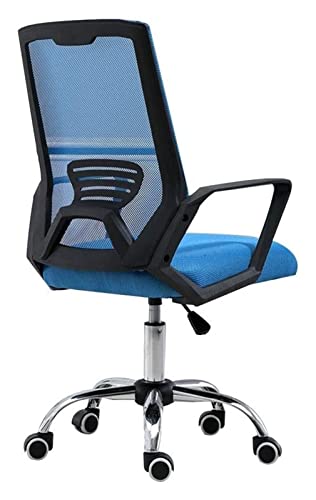 LiChA Bürostuhl Computerstuhl Ergonomischer Konferenzbürostuhl Netzgepolsterter Sitzliftstuhl Rückenlehne Spielstuhl Stuhl (Farbe: Blau) erforderlich von LiChA