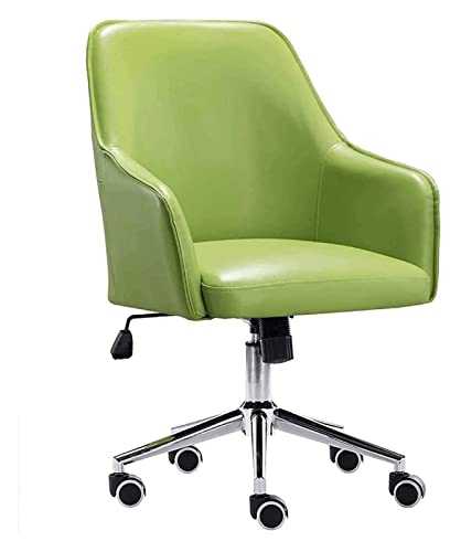 LiChA Bürostuhl Computerstuhlkissen Bürostuhl Höhenverstellbarer Tischstuhl mit mittlerer Rückenlehne Drehstuhl Spielstuhl Arbeitsstuhl Stuhl (Farbe: Grün) erforderlich von LiChA