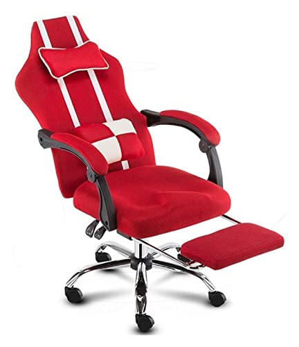 LiChA Bürostuhl E-Sport-Game-Stuhl Computerstuhl Ergonomische Rückenlehne Bürostuhl Drehstuhl Boss Lift Seat Arbeitsstuhl Stuhl (Farbe: Rot) erforderlich von LiChA