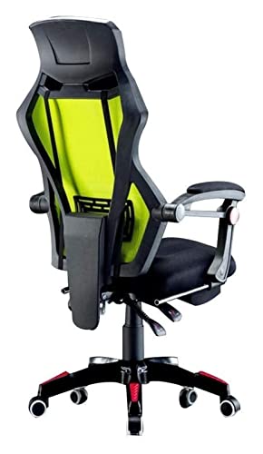 LiChA Bürostuhl E-Sport-Stuhl Drehstuhl Videospiel-Stuhl Ergonomischer Bürostuhl mit Fußstütze Liegestuhl im Racing-Stil Stuhl (Farbe: Grün) erforderlich von LiChA