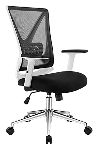 LiChA Bürostuhl E-Sport-Wettkampfstuhl Computerstuhl Ergonomie Recliner Net Cloth Boss Chair Spielstuhl Arbeitsstuhl Stuhl (Farbe: Weiß) erforderlich von LiChA