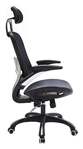 LiChA Bürostuhl E-Sportstuhl Spielstuhl Hebedrehstuhl Netzstoff Computerstuhl mit hoher Rückenlehne Arbeitsstuhl Stuhl Stuhl (Farbe: Schwarz) erforderlich von LiChA