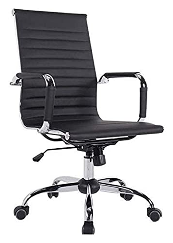LiChA Bürostuhl Ergonomie Computerstuhl Geneigter Büroschreibtischstuhl Drehbarer Hebebürostuhl Konferenz-Lederstuhl Spielstuhl Stuhl (Größe: Mittlere Rückenlehne) erforderlich von LiChA