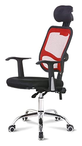 LiChA Bürostuhl Ergonomischer Büroschreibtisch und Stuhl Netzstuhl Stuhl mit hoher Rückenlehne Computerstuhl Sitz Lordosenstütze Spielstuhl Stuhl (Farbe: Rot) erforderlich von LiChA