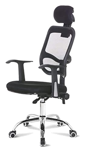 LiChA Bürostuhl Ergonomischer Büroschreibtisch und Stuhl Netzstuhl Stuhl mit hoher Rückenlehne Computerstuhl Sitz Lordosenstütze Spielstuhl Stuhl (Farbe: Schwarz) erforderlich von LiChA