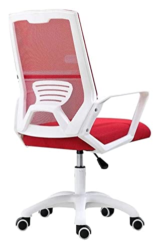 LiChA Bürostuhl Ergonomischer Bürostuhl Bürostuhl Integrierte Rückenlehne Computerstuhl Lift Rotierender Spielstuhl Arbeitsstuhl Stuhl (Farbe: Rot) erforderlich von LiChA