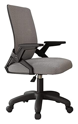LiChA Bürostuhl Ergonomischer Bürostuhl Computerstuhl Armlehne Drehstuhl Bürostuhl Netzkissen Kissen Lift Game Chair Stuhl (Farbe: Grau + Schwarze Beine) erforderlich von LiChA