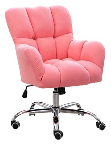 LiChA Bürostuhl Ergonomischer Computerstuhl Baumwollleinenstuhl Drehstuhl Bürostuhl Schreibtischstuhl Arbeitsstuhl Gaming-Stuhl Stuhl (Farbe: Rosa) erforderlich von LiChA