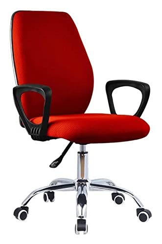 LiChA Bürostuhl Ergonomischer Drehstuhl Computerstuhl Hebedrehstuhl Bürostuhl Mitarbeitersitz Spielarbeitsstuhl Stuhl (Farbe: Rot) erforderlich von LiChA