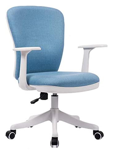 LiChA Bürostuhl Ergonomischer Stuhl Stoff Computerstuhl Drehbarer Netzstuhl Bürostuhl Armlehne Sitzlift Spielstuhl Arbeitsstuhl Stuhl (Farbe: Blau) erforderlich von LiChA