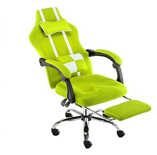 LiChA Bürostuhl Gaming-Stuhl Ergonomischer Netzstuhl Bürostuhl Computerstuhl Lift Drehstuhl Bürostuhl Rückenlehne Spielstuhl Stuhl (Farbe: Grün) erforderlich von LiChA