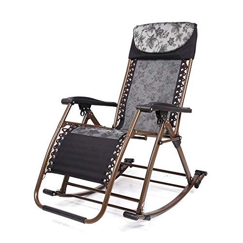 LiChA -Campingstuhl, Sonnenliegen, Schaukelstühle für zu Hause, Balkon mit Korbstühlen, tragbarer Klappstuhl für die Mittagspause, Liegestuhl für den Außenbereich erforderlich von LiChA