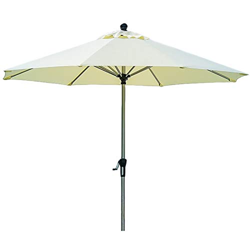 LiJJi 9ft Patio Parasol Umbrella with Aluminium Pole, Outdoor Market Table Sunshade Umbrella for Garden, Beach, Backyard & Pool von LiJJi