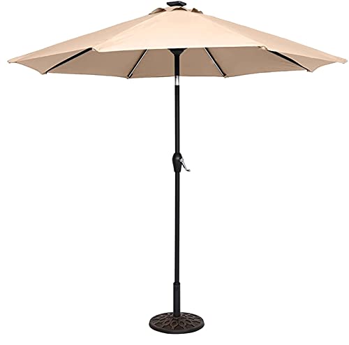 LiJJi Patio Umbrella Round Umbrella Waterproof Folding Sunshade Top Garden Beach Umbrellas Outdoor Parasols von LiJJi