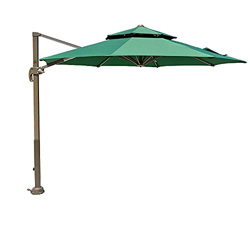 LiJJi Sun Umbrella Patio Umbrella Outdoor Table Umbrella for Swimming Pool Garden Porch Deck Lawn Backyard and Market Khaki-3 * 3m von LiJJi