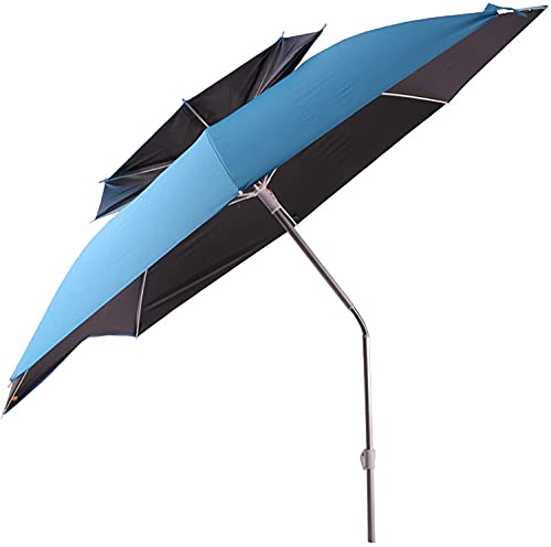 LiJJi Sun Umbrella Patio Umbrella Rubber Cloth Outdoor Adjustable Ultraviolet-Proof Sun Umbrella Large Fishing Awning von LiJJi