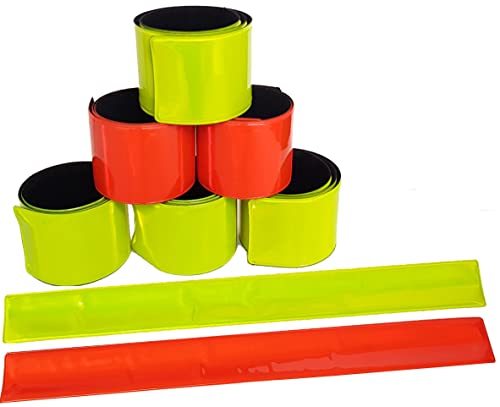 Libetui Set 6 Reflekbänder Reflexband Reflektorband Reflektor Armband Reflektoren Schnapparmband Sicherheitsarmband Reflektorenbänder Gelb und Orange Libetui Set 6 Reflekbänder Reflexband Reflektorband Reflektor Armband Reflektoren Schnapparmband Sicherheitsarmband Reflektorenbänder Gelb und Orange von Libetui