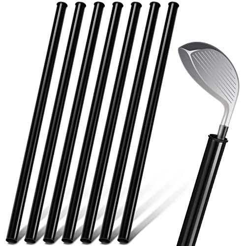 Libima 7 Stück Kunststoff-Golfschläger-Röhren Golf-Schläger-Röhren Golftaschen-Röhren Zubehör für Schläger Golf-Schläger Trennwände für Taschen, schwarz (4,6 cm) von Libima