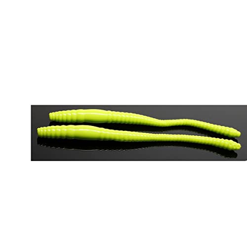 Libra Lures Dying Worm 7cm - Apple Green - 15Stück | Creaturebait von Libra Lures