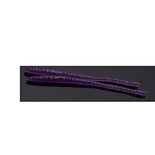 Libra Lures Dying Worm 7cm - Purple Glitter - 15Stück | Creaturebait von Libra Lures