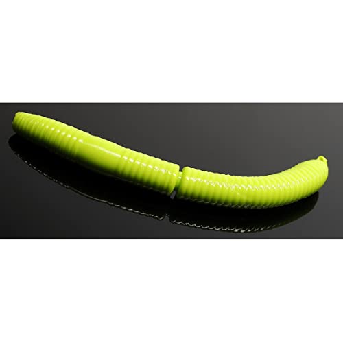 Libra Lures Fatty D´Worm 6,5cm - Apple Green - 10Stück | Creaturebait von Libra Lures