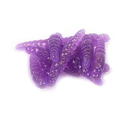 Libra Lures Largo Slim 3,4cm - Purple Glitter - 12Stück | Creaturebait von Libra Lures