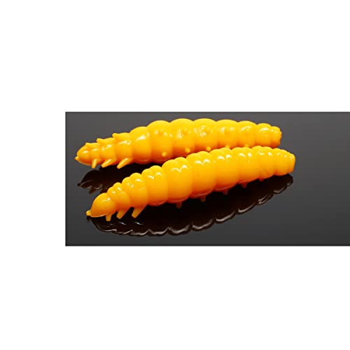 Libra Lures Larva 30 30mm 3cm Käse Dark Yellow 008 5908291083519 Bienenmade zum auftreibenden Angeln Forellenangeln von Libra Lures
