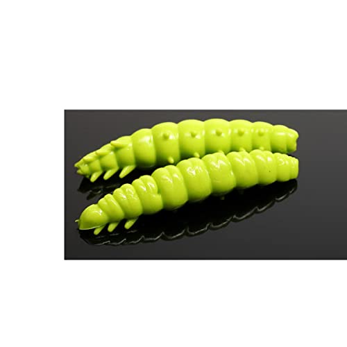 Libra Lures Larva 3cm - Apple Green - 15Stück | Creaturebait von Libra Lures