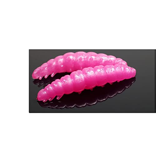 Libra Lures Larva 3,5cm - pink Pearl - 12Stück | Creaturebait von Libra Lures