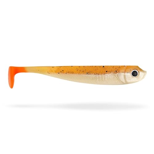 Lieblingsköder Gummiköder 5cm - 6 Gummifische, Farbe Lieblingsköder:Whisky Orange von Lieblingsköder