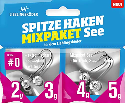 Lieblingsköder Spitze Haken #0 Mixpaket See von Lieblingsköder