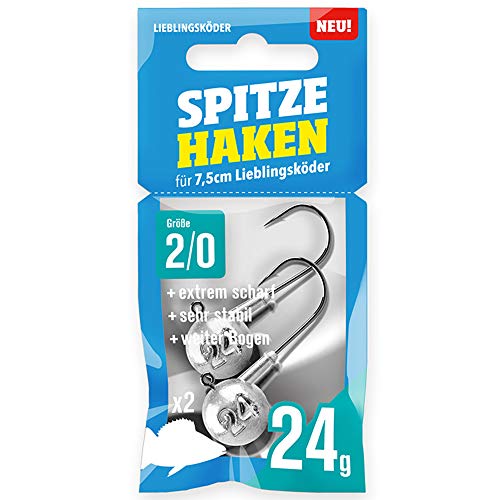 Lieblingsköder Spitze Haken 2/0-2 Jighaken, Gewicht:24g von Lieblingsköder