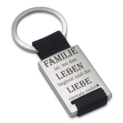 Lieblingsmensch Schlüsselanhänger Modell: Familie ist... von Lieblingsmensch